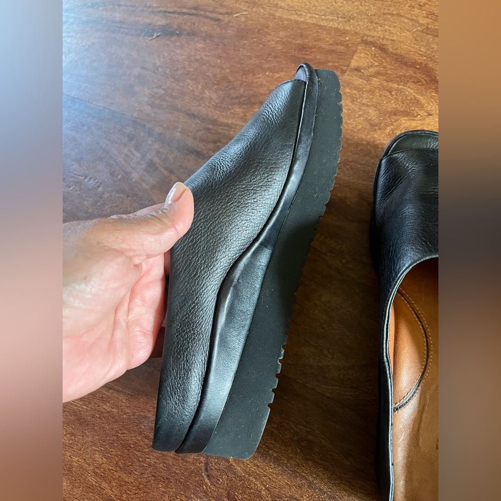 L'AmourDesPieds slip on platform black sandal size 8m - Picture 6 of 10